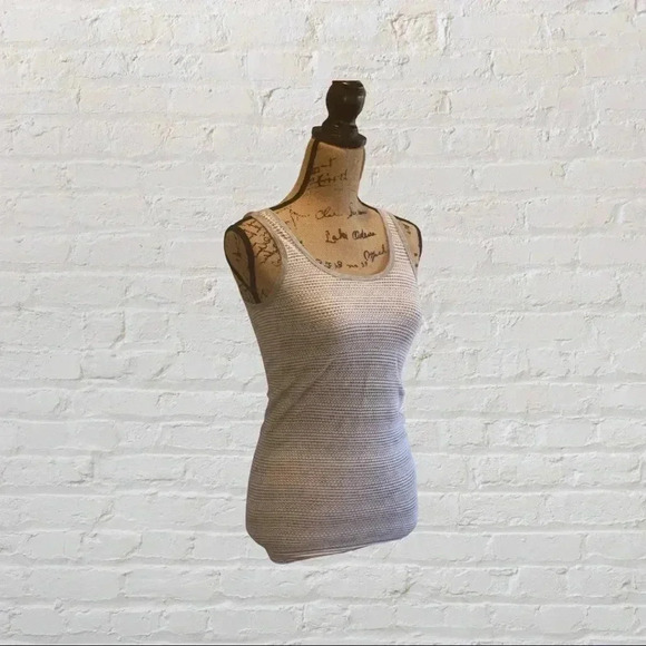 Athleta Striped Tank Top - Gray - Picture 3 of 5